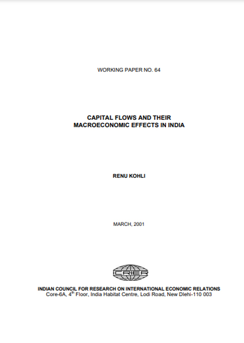 Capital flows and their macroeconomic effects in India
