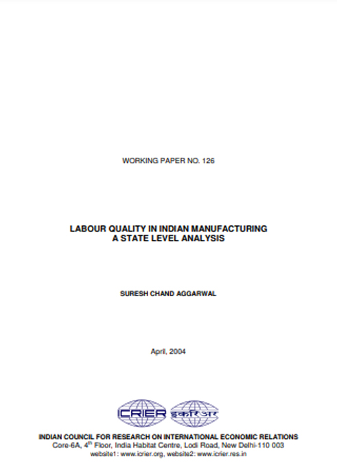 Labour Quality in Indian manufacturing: A State level Analysis