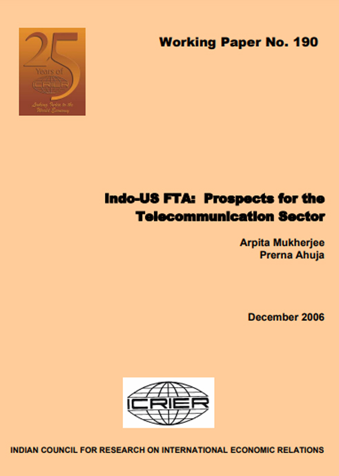 Indo-US FTA: Prospects for the Telecommunication Sector