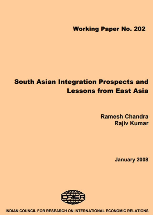 South Asian Integration Prospects and Lessons from East Asia
