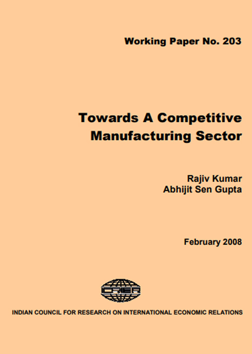 Towards A Competitive Manufacturing Sector