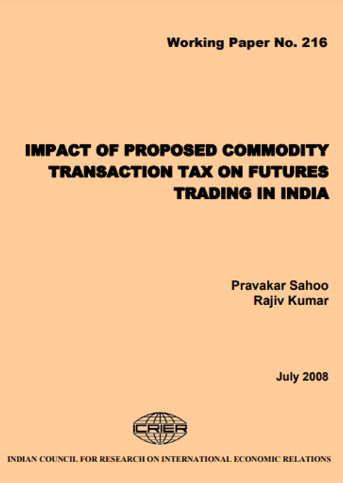 Impact of Proposed Commodity Transaction Tax on Futures Trading in India