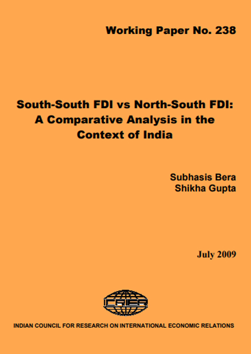 South-South FDI vs North-South FDI:A Comparative Analysis in the Context of India