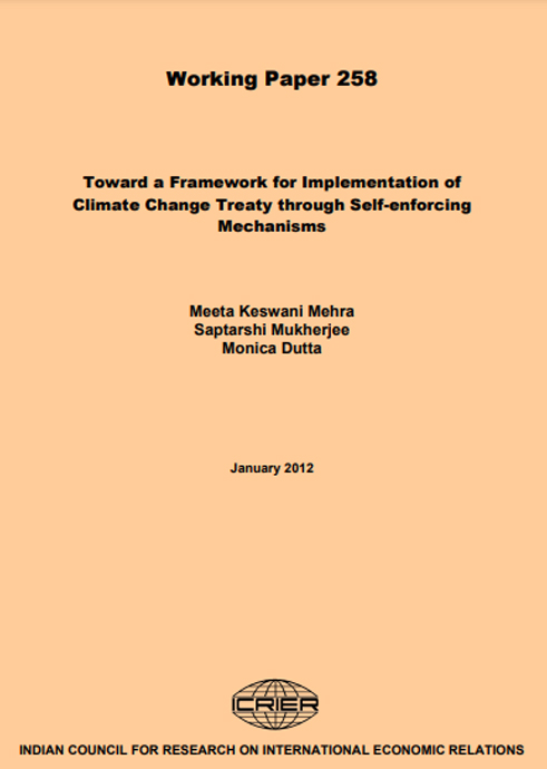 Toward a Framework for Implementation ofClimate Change Treaty through Self-enforcing Mechanisms
