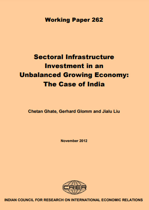 Sectoral Infrastructure Investment in an Unbalanced Growing Economy: The Case of India