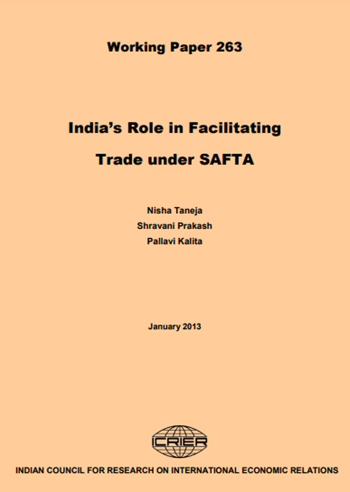 India’s Role in Facilitating Trade under SAFTA