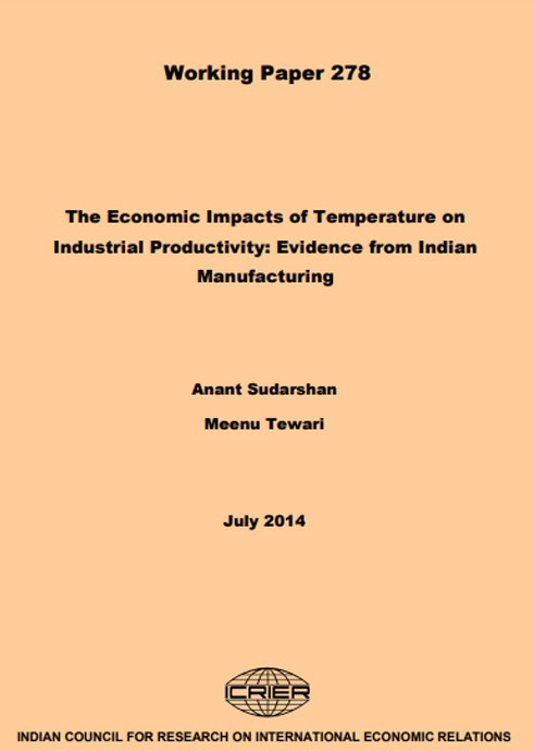 The Economic Impacts of Temperature on Industrial Productivity: Evidence from Indian Manufacturing