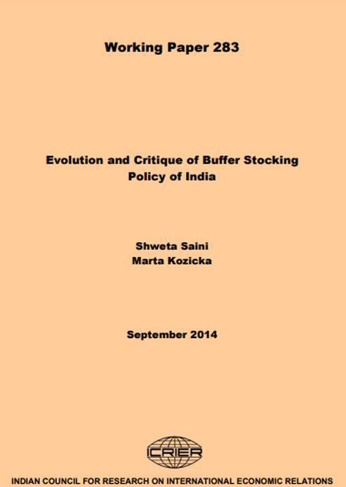 Evolution and Critique of Buffer Stocking Policy of India