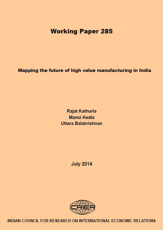 Mapping the future of high value manufacturing in India