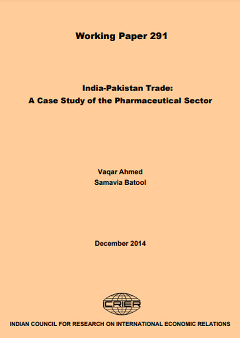 India-Pakistan Trade: An Analysis of the Pharmaceutical Sector