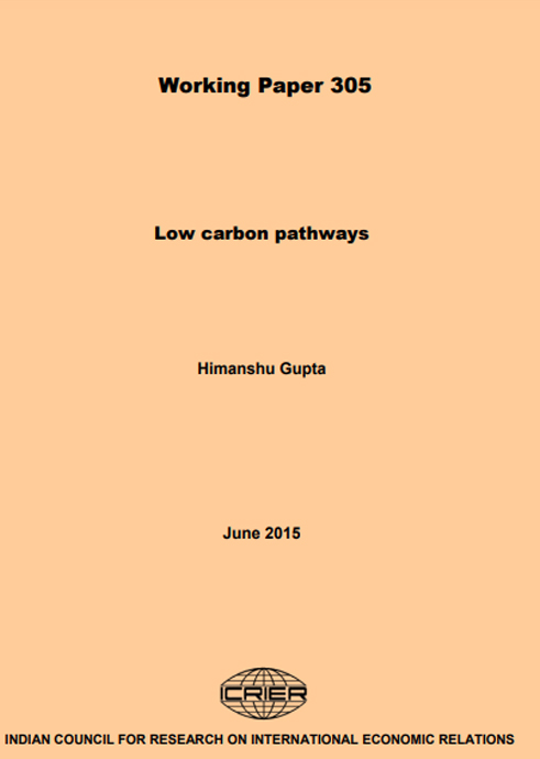Low carbon pathways