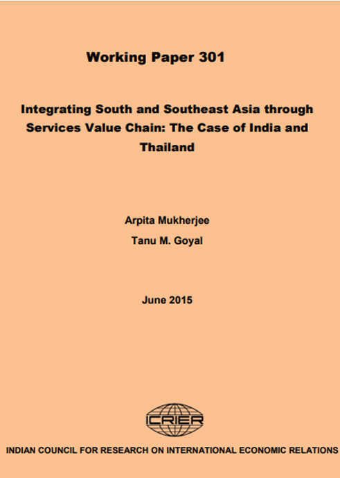 Integrating South and Southeast Asia through Services Value Chain: The Case of India and Thailand