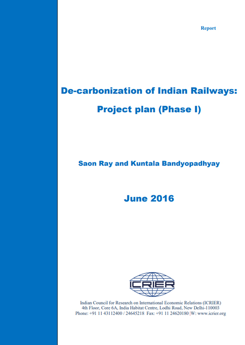 De-carbonization of Indian Railways