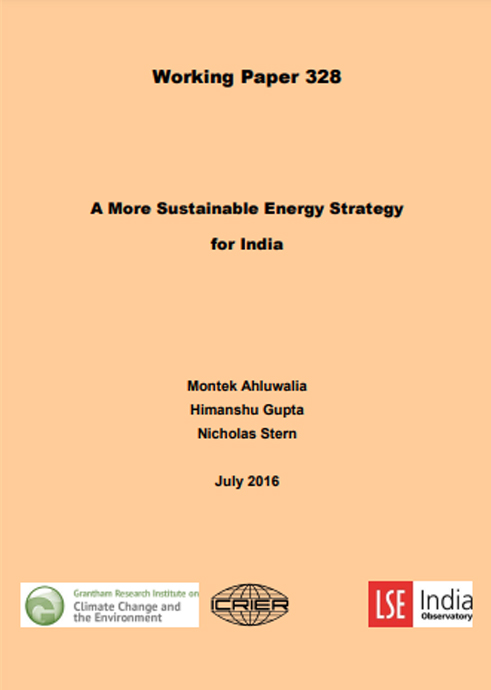 A More Sustainable Energy Strategy for India