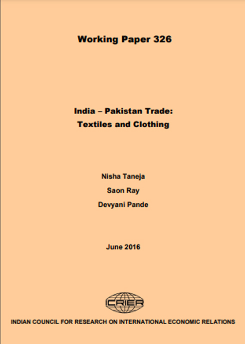 India – Pakistan Trade: Textiles and Clothing