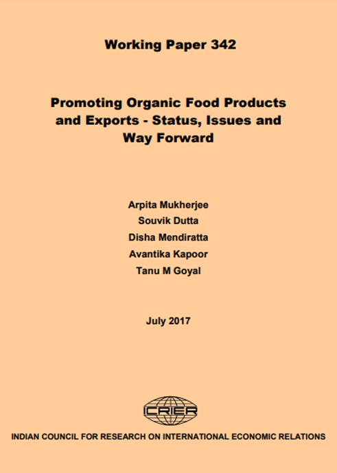 Promoting Organic Food Products and Exports – Status, Issues and Way Forward