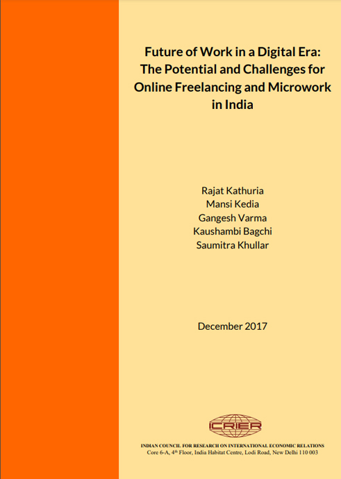 Future of Work in a Digital Era: The Potential and Challenges for Online Freelancing and Microwork in India