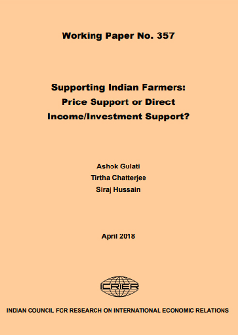 Supporting Indian Farmers: Price Support or Direct Income/Investment Support?