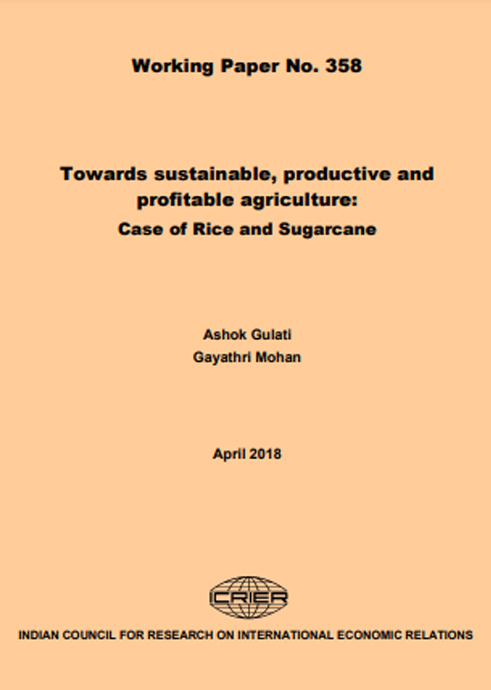 Towards sustainable, productive and profitable agriculture: Case of Rice and Sugarcane