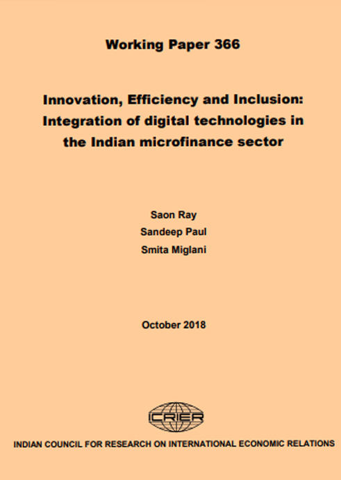 Innovation, Efficiency and Inclusion: Integration of digital technologies in the Indian microfinance sector