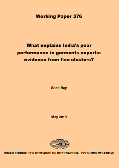 What explains India’s poor performance in garments exports: evidence from five clusters?