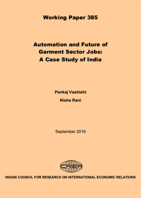 Automation and Future of Garment Sector Jobs: A Case Study of India