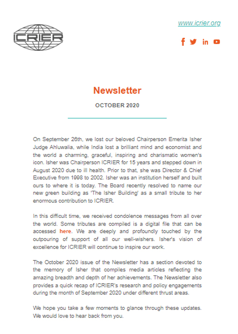 Newsletter | Vol. IV, Issue 10