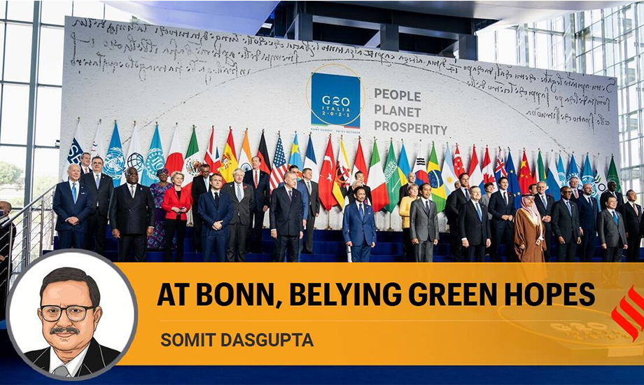 Somit Dasgupta writes: Bonn meet shows slim chance of action on climate change