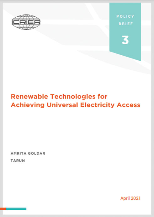 Renewable Technologies for Achieving Universal Electricity Access