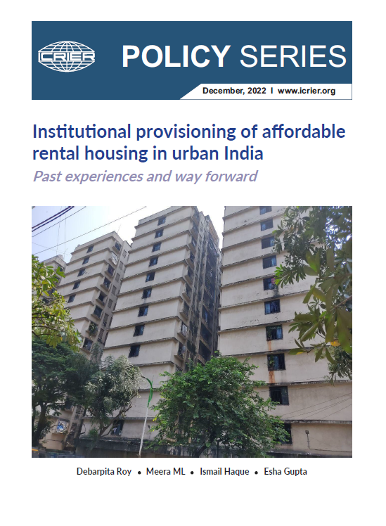 Institutional provisioning of affordable rental housing in urban India: Past experiences and way forward