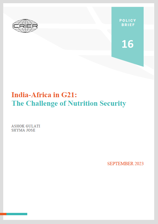 India-Africa in G21: The Challenge of Nutrition Security