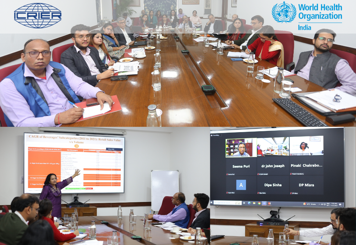 Consultation on the Discussion Paper titled “Designing Fiscal Measures for Sugar Sweetening Beverages (SSBs) to meet SDGs in India”