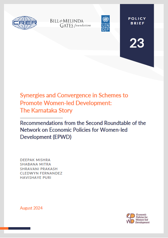 Synergies and Convergence in Schemes to Promote Women-led Development: The Karnataka Story