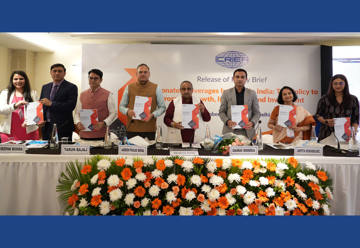 Release of Policy Brief Carbonated Beverages Industry in India: Tax Policy to Promote Growth, Innovation and Investment