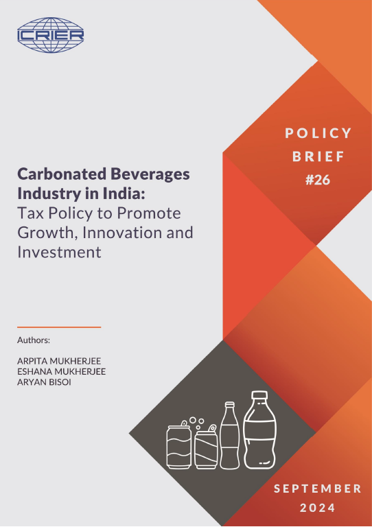 Carbonated Beverages Industry in India: Tax Policy to Promote Growth, Innovation and Investment