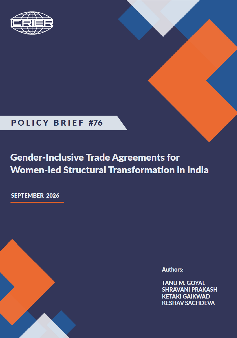 Gender-Inclusive Trade Agreements for Women-led Structural Transformation in India